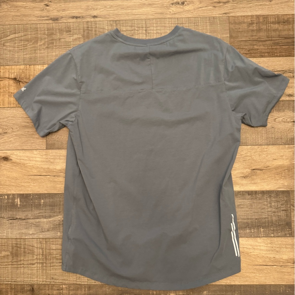 Modern Gray Short Sleeve Men's Tee - Picture 7 of 7